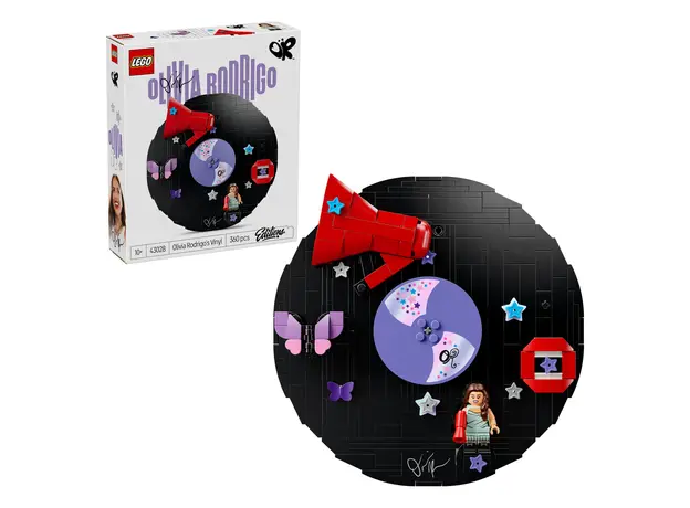 LEGO Editions 43028 Olivia Rodrigo's Vinyl, Decor Vinyl, 360 Pieces, 10+, 2 image