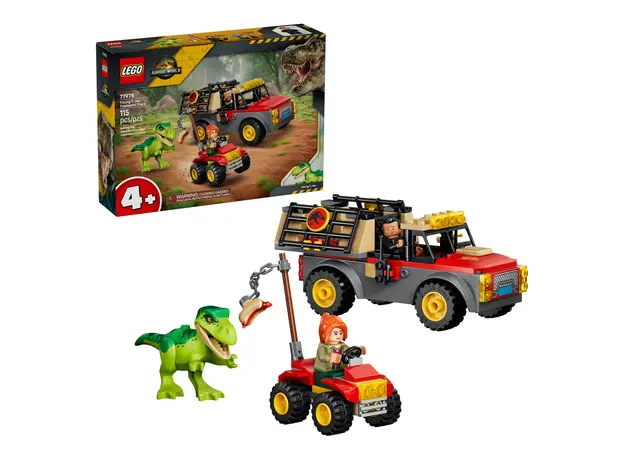 LEGO Jurassic World 77978 Young T. rex Transport Truck, 115 pieces, 4+, 8 image