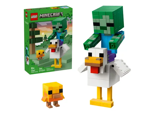 LEGO Minecraft 21582 Chicken Jockey, 344 pieces, 9+, 7 image