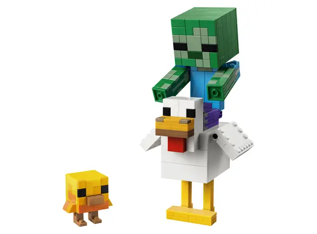 LEGO Minecraft 21582 Chicken Jockey, 344 pieces, 9+