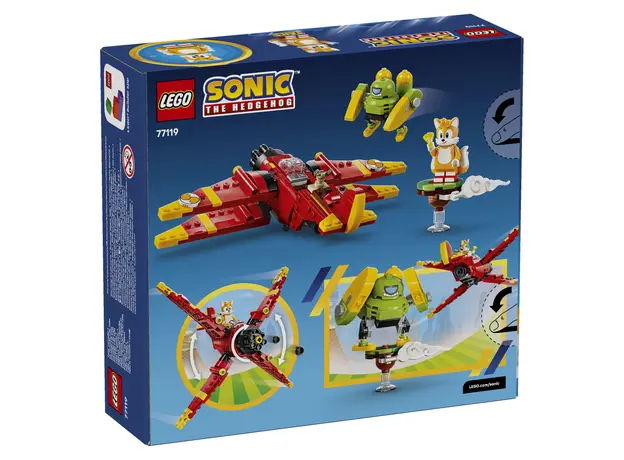LEGO Sonic the Hedgehog 77119 Tails' Tornado-1, Airplane, 310 Pieces, 8+, 3 image