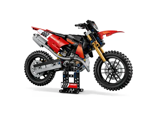 LEGO Technic 42238 Ducati Desmo450 MX Factory Motorcycle, 457 pieces, 10+, 2 image