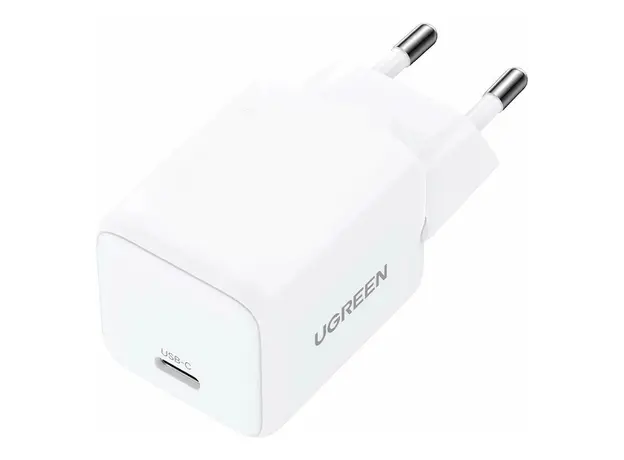 Mobile Charger UGREEN X512 (55554), 20W, Type-C GaN Fast Charger, White, 2 image