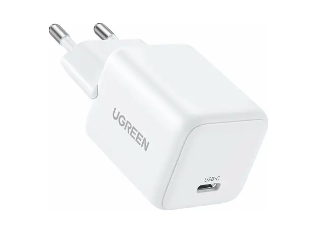 Mobile Charger UGREEN X512 (55554), 20W, Type-C GaN Fast Charger, White, 3 image