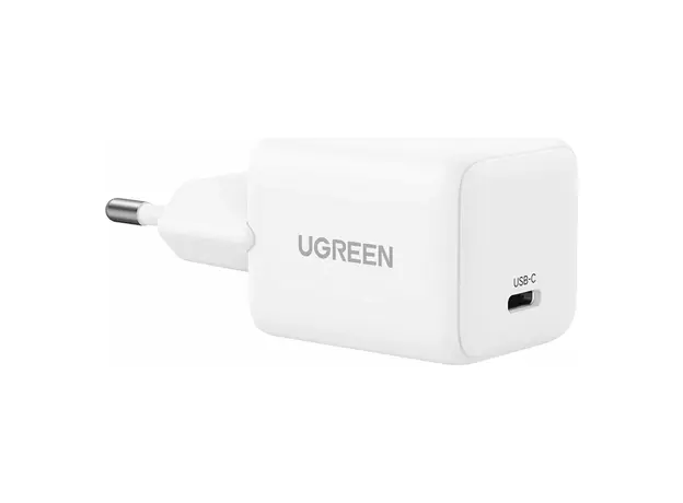 Mobile Charger UGREEN X512 (55554), 20W, Type-C GaN Fast Charger, White