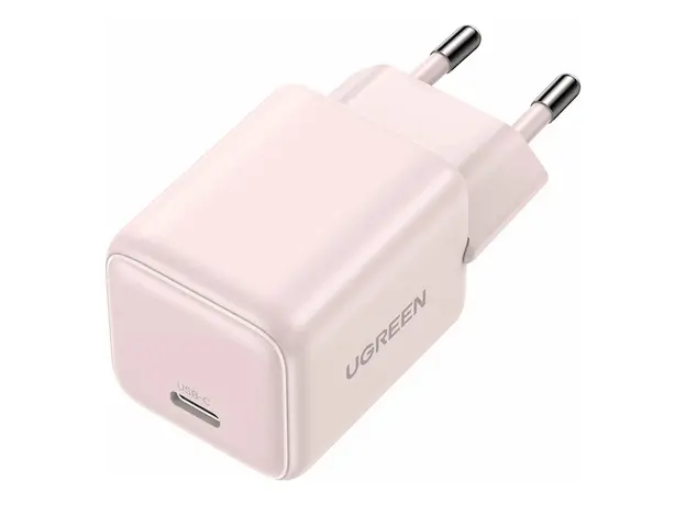 Mobile Charger UGREEN X512 (55556), 20W, Type-C GaN Fast Charger, Pink, 2 image