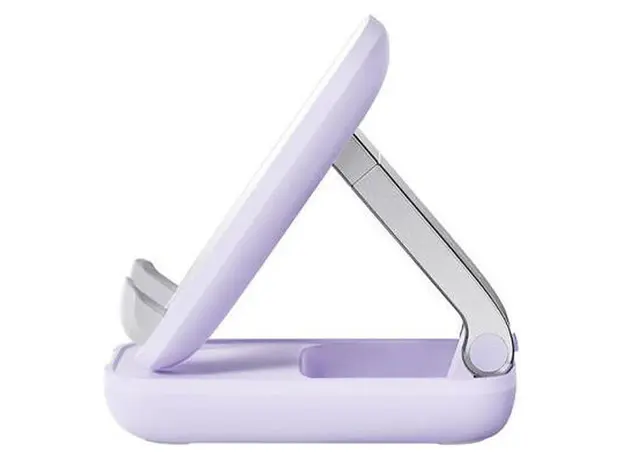 Folding Phone Stand Baseus Seashell Series Folding Phone Stand with Mirror B10551501511-00, Purple, 3 image