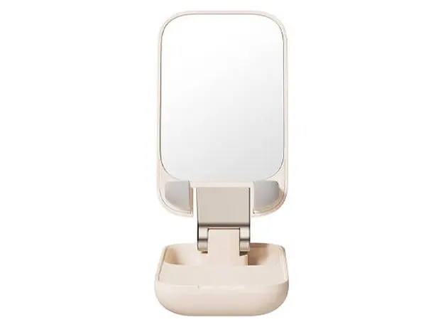 Folding Phone Stand Baseus Seashell Series Folding Phone Stand with Mirror B10551501411-00, Pink, 5 image