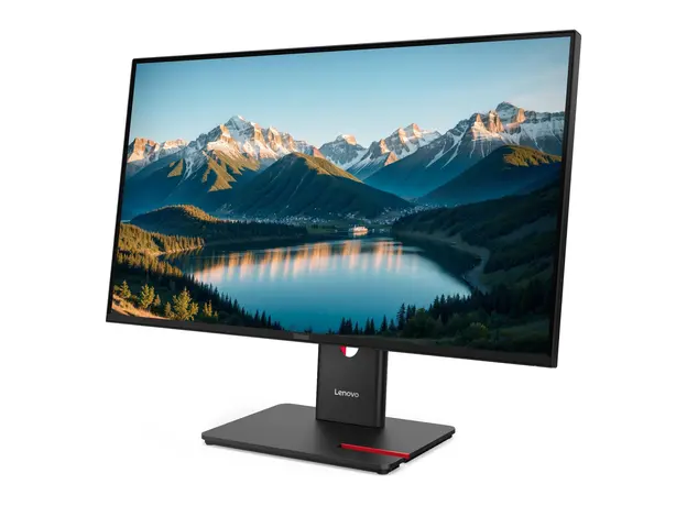 Monitor Lenovo 64A6GAR6EU ThinkVision T27q-40, 27" QHD 2560x1440 IPS, 120Hz, 4ms, HDMI, DP, USB-C, Eclipse Black, 2 image