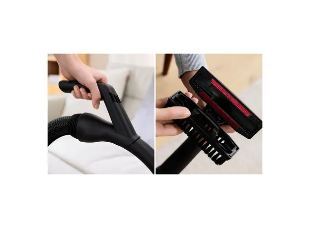 Bagged Vacuum Cleaner Bosch BGL8POW3A Serie 8 ProPower, 890W, 5 L, HEPA, Black, 3 image