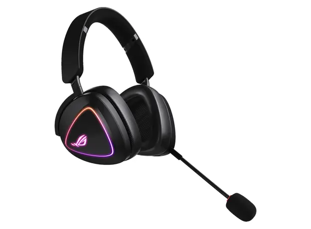 Headset ASUS ROG Delta II 90YH03W0-BHUA00, 2.4GHz / Bluetooth / 3.5mm, RGB, Black