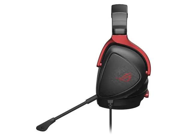 Headset ASUS ROG Delta S Core 90YH03JC-B1UA00, 3.5mm, 50mm Driver, Detachable Mic, Black/Red, 3 image