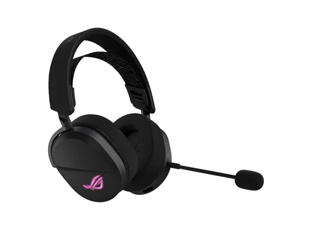Headset ASUS ROG Pelta 90YH0410-BHUA00, 2.4GHz/Bluetooth/USB-C, RGB, Black, 2 image