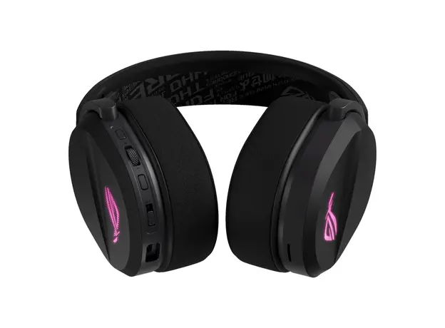Headset ASUS ROG Pelta 90YH0410-BHUA00, 2.4GHz/Bluetooth/USB-C, RGB, Black, 4 image