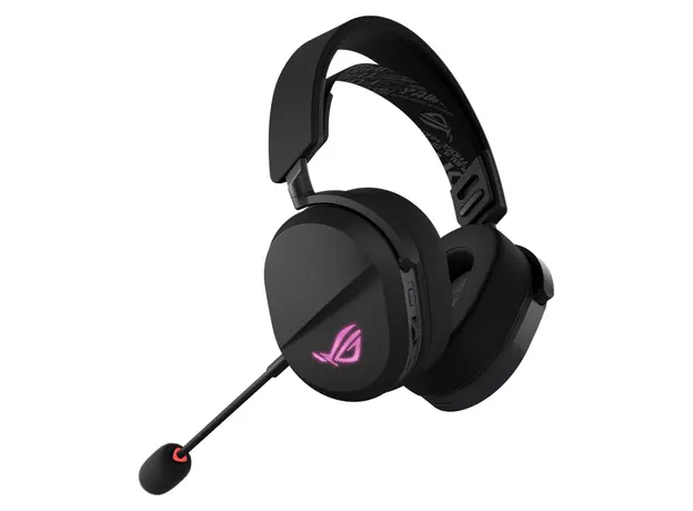 Headset ASUS ROG Pelta 90YH0410-BHUA00, 2.4GHz/Bluetooth/USB-C, RGB, Black