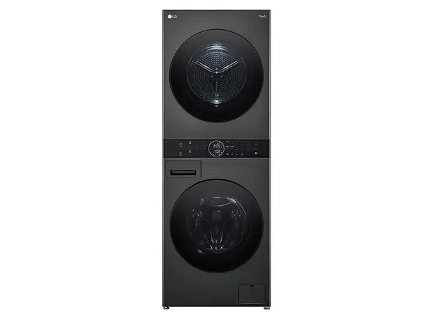 Washer dryer LG W4W8BVPKZHM.APBQME3 WashTower, 12 kg wash / 10 kg dry, Heat Pump, Inverter DirectDrive, Platinum Black, 2 image