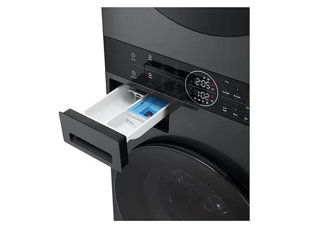 Washer dryer LG W4W8BVPKZHM.APBQME3 WashTower, 12 kg wash / 10 kg dry, Heat Pump, Inverter DirectDrive, Platinum Black, 6 image