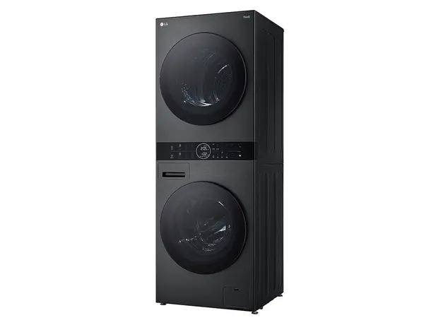 Washer dryer LG W4W8BVPKZHM.APBQME3 WashTower, 12 kg wash / 10 kg dry, Heat Pump, Inverter DirectDrive, Platinum Black
