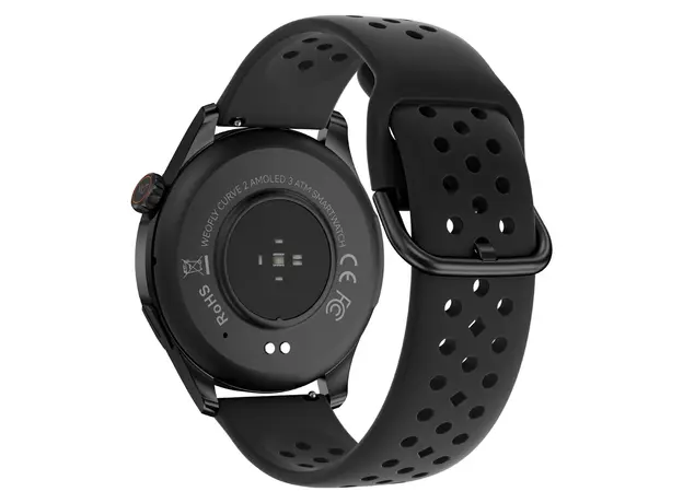 Smart Watch Weofly Curve 2, 1.43" AMOLED, 3ATM, 360mAh, Bluetooth 5.3, Black, 4 image