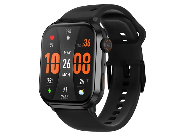 Smart Watch Weofly Power 2, 1.85" AMOLED, 1000mAh, IP68, Bluetooth 5.3, Black, 2 image