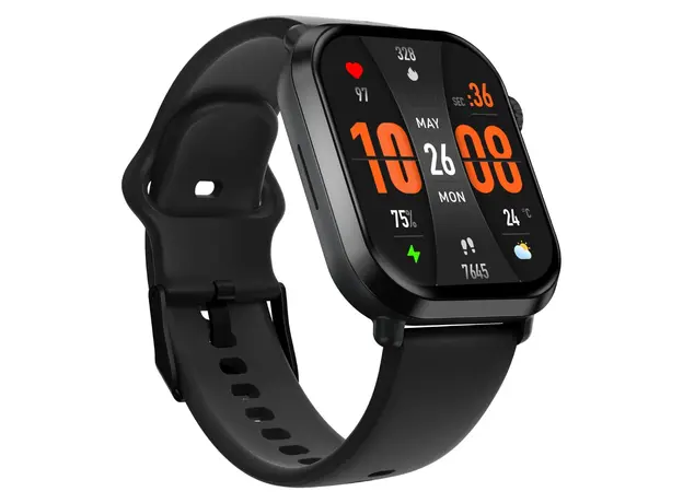 Smart Watch Weofly Power 2, 1.85" AMOLED, 1000mAh, IP68, Bluetooth 5.3, Black, 3 image