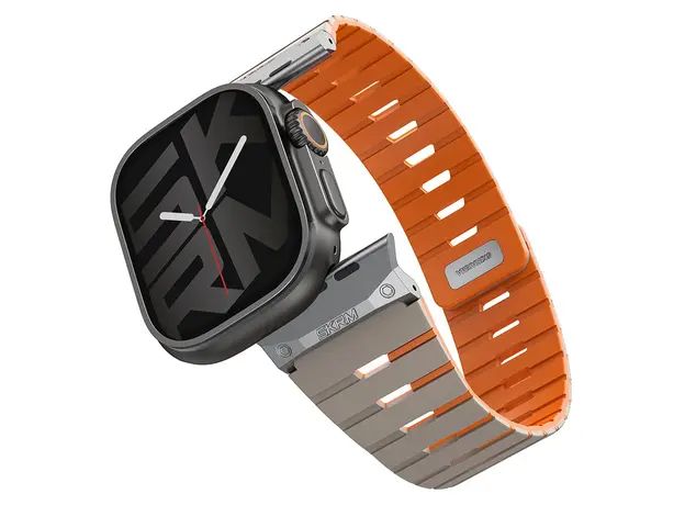 Smart Watch Strap Skinarma Gemini Magnetic Apple Watch Strap 49/46/45/44mm Grey