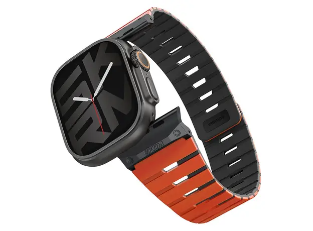 Smart Watch Strap Skinarma Gemini Magnetic Apple Watch Strap 49/46/45/44mm Orange
