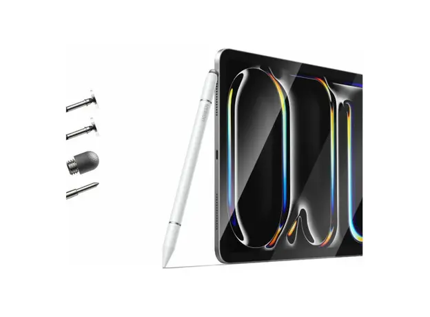 Stylus UGREEN LP952 (65854), 3-in-1 Magnetic Stylus Pen, White, 2 image