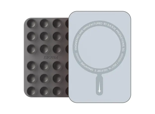 Magnetic Phone Mount Skinarma STAX Magnetic Suction Mount, MagSafe, Smoke, 2 image