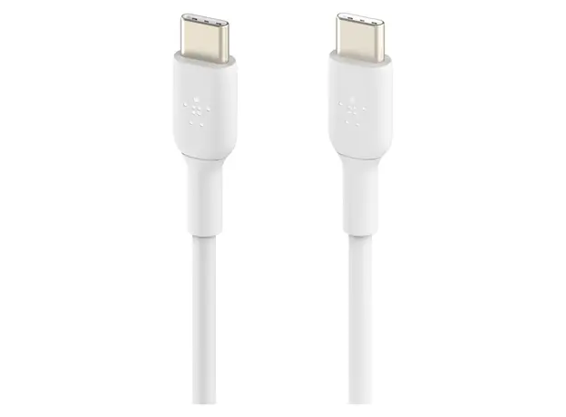 USB Cable Belkin BoostCharge USB-C to USB-C Cable 60W, 1m, White CAB003bt1MWH, 3 image