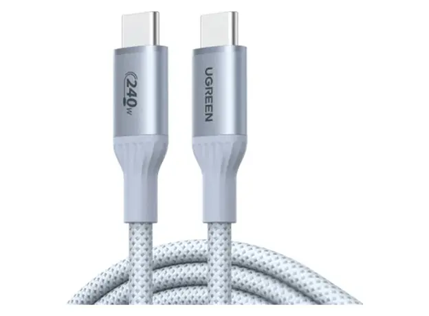 USB Cable UGREEN L534 (75731), 240W, Type-C To Type-C PD Fast Charging Cable, 1m, Blue