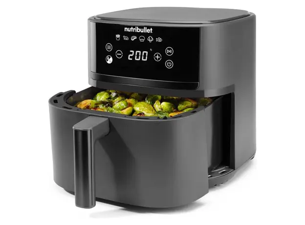 Air Fryer NutriBullet NBA0611DG CrispLite, 6 L, 1700W, Dark Grey, 3 image