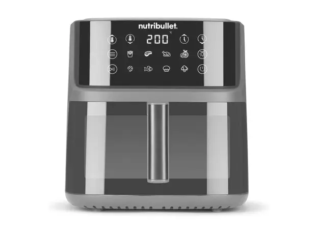 Air Fryer NutriBullet NBA0811DG CrispLite Vision, 8 L, 2000W, Dark Grey