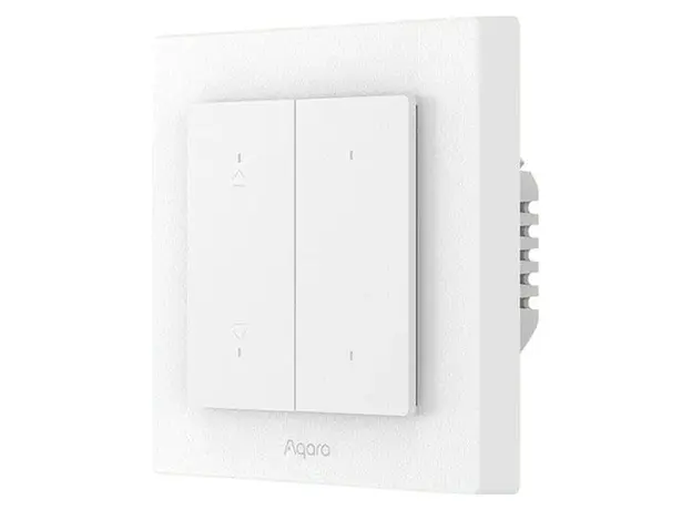 Smart Switch Aqara Shutter Switch H2 EU (DS-K02D/DS-K02E), for Shutters, Thread/Zigbee, Matter, White, 2 image