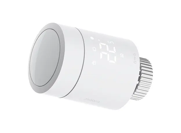 Smart Radiator Thermostat Aqara Radiator Thermostat W600, Thread/Zigbee, Matter, M30x1.5, White, 2 image