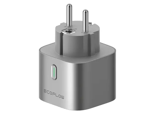 Smart Plug EcoFlow Smart Plug EU, Wi-Fi + Bluetooth, Matter, 10A, Energy Monitoring