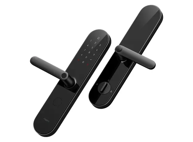 Smart Door Lock Aqara N100 (ZNMS16LM), Fingerprint, Password, NFC, Zigbee 3.0, Bluetooth, Apple HomeKit, Black, 3 image