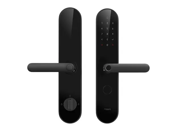 Smart Door Lock Aqara N100 (ZNMS16LM), Fingerprint, Password, NFC, Zigbee 3.0, Bluetooth, Apple HomeKit, Black, 4 image