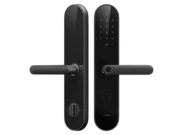Smart Door Lock Aqara N100 (ZNMS16LM), Fingerprint, Password, NFC, Zigbee 3.0, Bluetooth, Apple HomeKit, Black, 5 image
