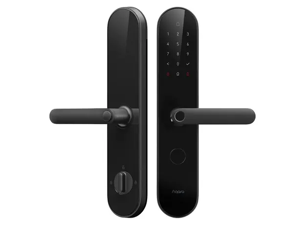 Smart Door Lock Aqara N100 (ZNMS16LM), Fingerprint, Password, NFC, Zigbee 3.0, Bluetooth, Apple HomeKit, Black, 6 image
