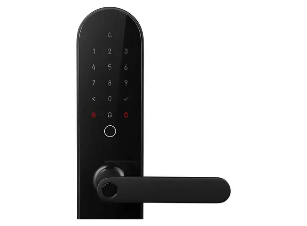 Smart Door Lock Aqara N100 (ZNMS16LM), Fingerprint, Password, NFC, Zigbee 3.0, Bluetooth, Apple HomeKit, Black