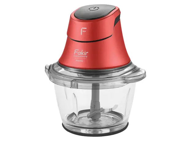 Chopper Fakir Atomic Rouge 41003623, 600W, 1L Glass Bowl, Red
