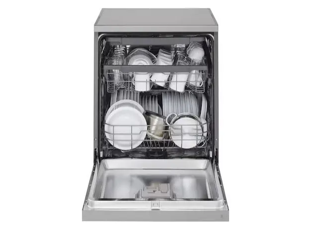 Dishwasher LG DFC513FVE.APZPMER, 14 Place Settings, 60 cm, QuadWash, Inverter, Silver, 3 image