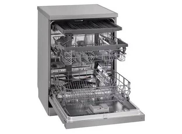 Dishwasher LG DFC513FVE.APZPMER, 14 Place Settings, 60 cm, QuadWash, Inverter, Silver, 5 image
