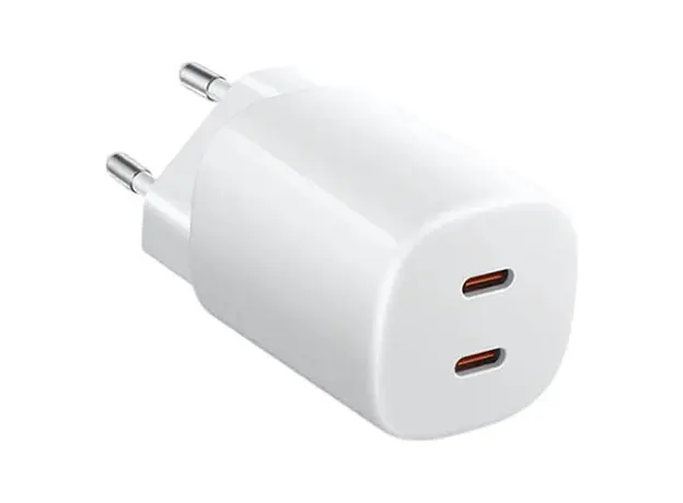 Charger Xiaomi 45W Nano Turbo Charging Power Adapter (2-Port), 2x USB-C, GaN, White
