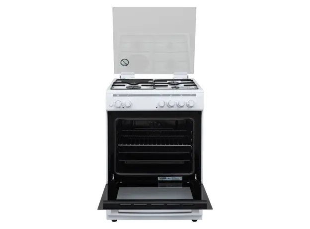 Gas Cooker Vestel C 613 W (F66FE31), 3 Gas + 1 Electric Burners, 61 L Electric Oven, Convection, 60x60x85 cm, White, 5 image