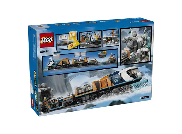 LEGO City 60470 Explorers' Arctic Polar Express Train, Remote-Controlled Train, 1517 Pieces, 7+, 3 image