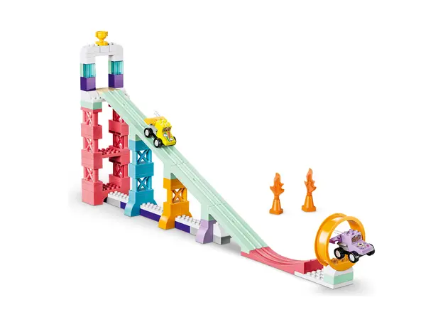 LEGO Constructor DUPLO Town 3 in 1 Creative Ramps with Vehicles 10478, 111 Pieces, 3+, 3 image
