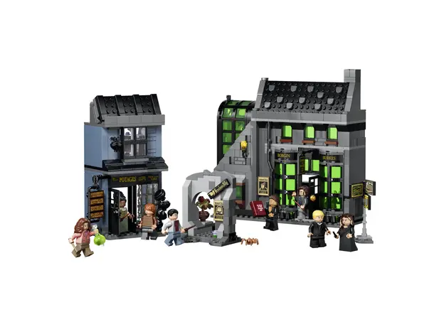 LEGO Constructor Harry Potter Knockturn Alley Wizarding Shops 76471, 788 Pieces, 8+