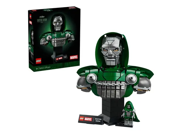 LEGO Constructor Marvel Doctor Doom Bust 76345, 379 Pieces, 18+, 2 image
